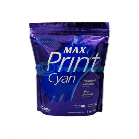 ALGINATO MAX PRINT CYAN 454 GR MDC