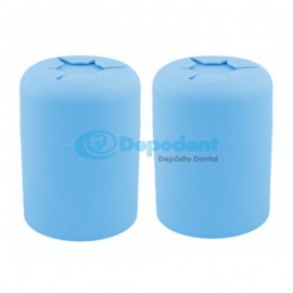 ALGODONERA P/ LIMPIO Y SUCIO PLASTICO AZUL 2 PZAS DGO