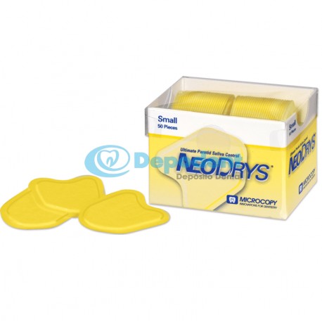 ALMOHADILLA NEODRYS INFANTIL P/ ABSORBER SALIVA 50 PZAS MICROCOPY