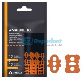 ANILLO AMARRILHOS P/ AISLAMIENTO 12 PZAS ANGELUS