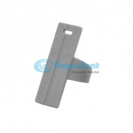 ANILLO REGLA ENDODONCIA PLASTICO GRIS DGO