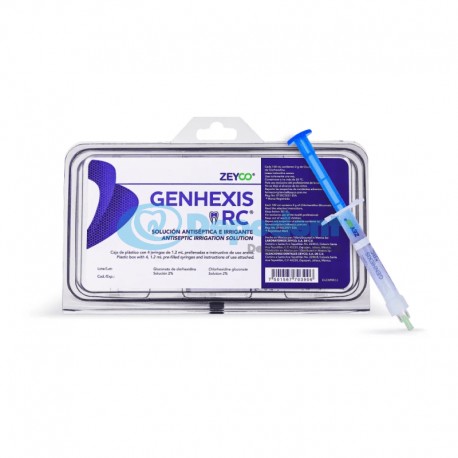 ANTISEPTICO GENHEXIS AL 2% 4 JERINGAS 1.2 ML ZEYCO