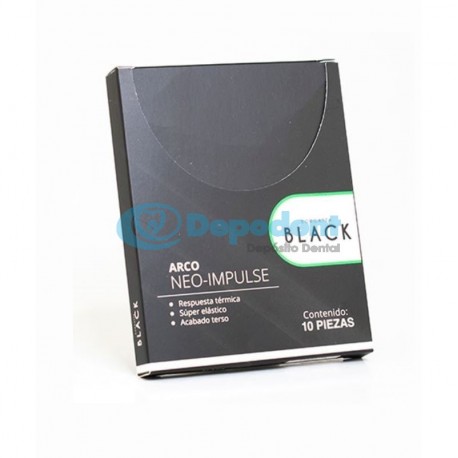 ARCO INFERIOR NEO IMPULSE .020 X .020 C/ 10 PZAS BLACK