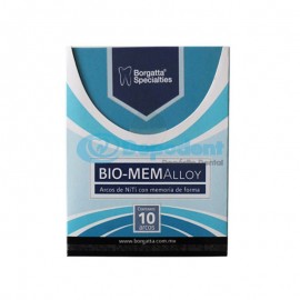 ARCO SUPERIOR BIOMEMALLOY .019 X .025 10 PZA BORGATTA