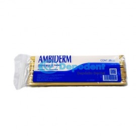 ABATELENGUA NO ESTERIL 25 PZAS AMBIDERM