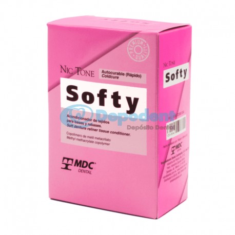 ACONDICIONADOR DE TEJIDOS SOFTY TERMOCURABLE ECO 80 GR POLVO 40 ML LIQUIDO MDC