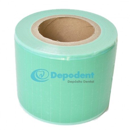 BARRERA ROLLO PLASTICO 10 X 15 CM VERDE 1200 PZA BORGATTA