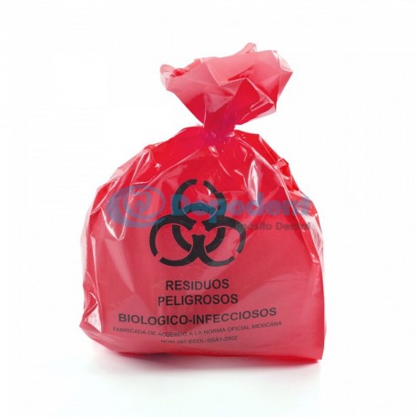 BOLSA P/ DESECHOS ROJA 50 X 60 CM SIN MARCA