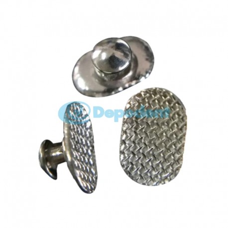 BOTON LINGUAL CURVO C/ MALLA DENTALEX