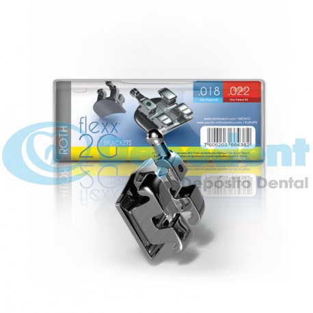BRACKETS ROTH FLEXX METALICO .022 AH KIM PECH