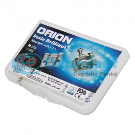 BRACKETS ROTH MINI ORION METALICO .022 DGO