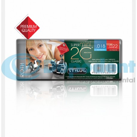 BRACKETS ROTH SUPER MINI METALICO .018 STYLUS