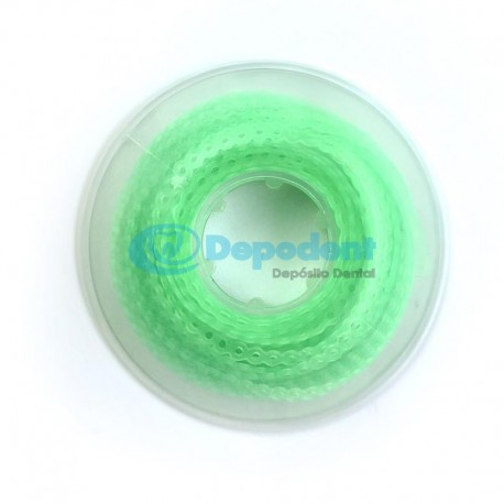 CADENA ELASTICA MEDIANA VERDE NEON 2.30 M BORGATTA