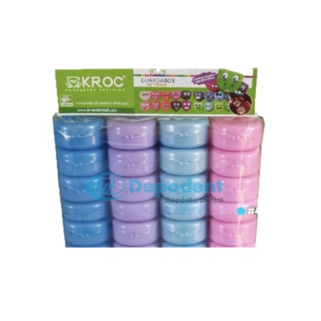 CAJA P/ ORTHODONCIA GUARDABOX TONO UNICORNIO 20 PZAS KROC