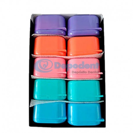 CAJA P/ ORTODONCIA PASTEL GRANDE 10 PZAS BORGATTA