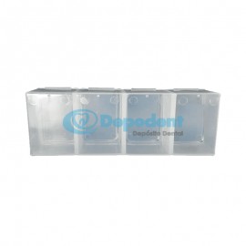 CAJA PORTABRACKETS C/ 4 DIVISIONES GRANDE BAKEL