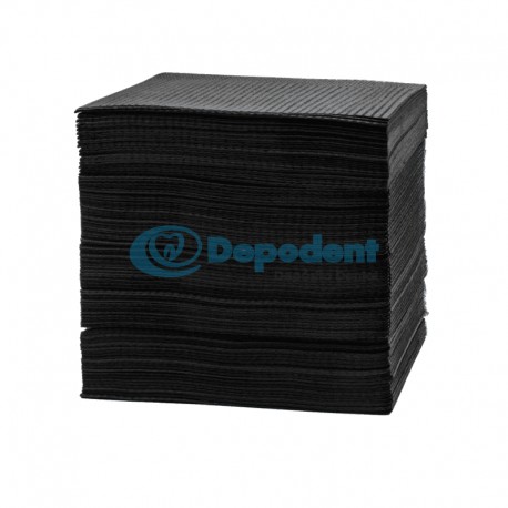 CAMPO OPERATORIO PAPEL PLASTICO NEGRO 48 X 32 CM 50 PZA BORGATTA