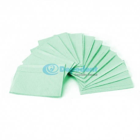 CAMPO OPERATORIO PAPEL PLASTICO VERDE 45.5 X 33 CM 50 PZA SUNSET