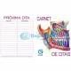 CARNET DE CITAS DISEÑO CRANEO COLORES 25 PZAS GT DENTAL