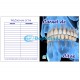 CARNET DE CITAS DISEÑO MAXILARES 25 PZAS GT DENTAL