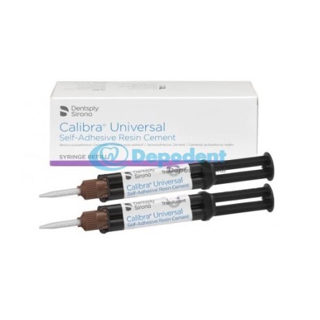 CEMENTO RESINOSO CALIBRA UNIVERSAL TRANSLUCIDA 2 JERINGAS 4.5 GR DENTSPLY SIRONA