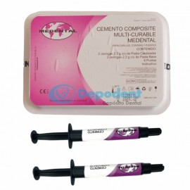 CEMENTO RESINOSO DUAL 2 JERINGA 2.3 GR 2.3 GR MEDENTAL