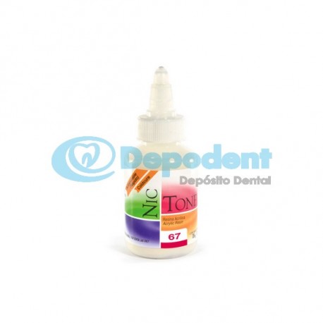 ACRILICO AUTOCURABLE COLOR 67 35 GR NIC TONE