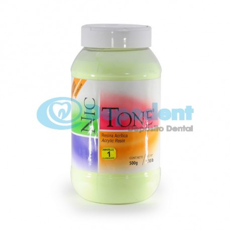 ACRILICO AUTOCURABLE ORTODONCIA COLOR 1 500 GR NIC TONE