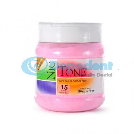 ACRILICO AUTOCURABLE ORTODONCIA COLOR 15 190 GR NIC TONE