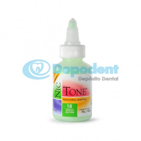 ACRILICO AUTOCURABLE ORTODONCIA COLOR 18 35 GR NIC TONE