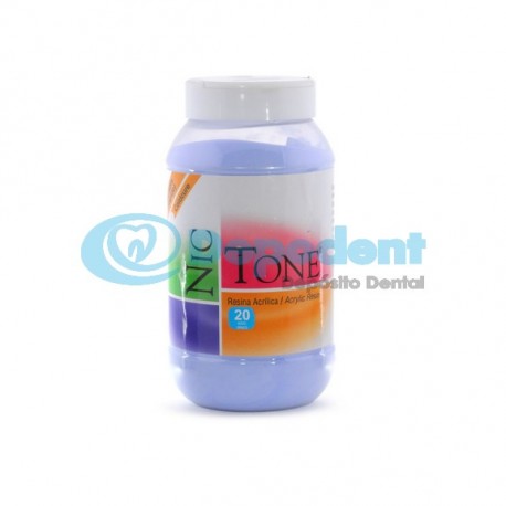 ACRILICO AUTOCURABLE ORTODONCIA COLOR 20 500 GR NIC TONE