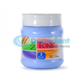 ACRILICO AUTOCURABLE ORTODONCIA COLOR 3 190 GR NIC TONE