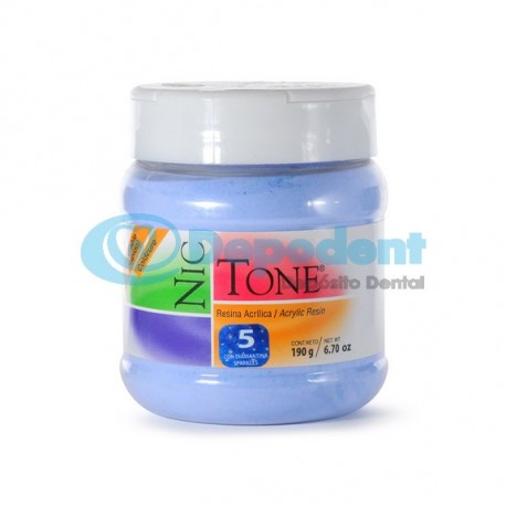 ACRILICO AUTOCURABLE ORTODONCIA COLOR 5 190 GR NIC TONE
