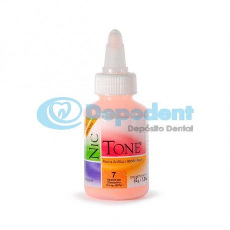 ACRILICO AUTOCURABLE ORTODONCIA COLOR 7 35 GR NIC TONE