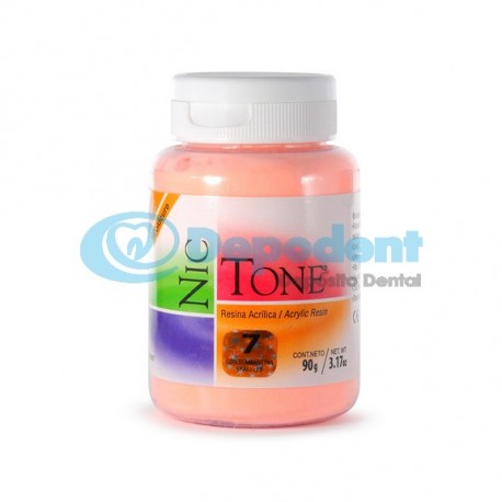ACRILICO AUTOCURABLE ORTODONCIA COLOR 7 90 GR NIC TONE