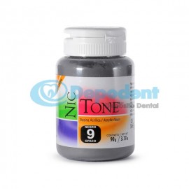 ACRILICO AUTOCURABLE ORTODONCIA COLOR 9 90 GR NIC TONE
