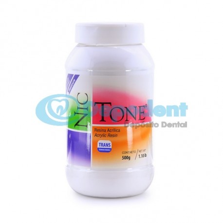 ACRILICO TERMOCURABLE TRANSPARENTE 500 GR NIC TONE